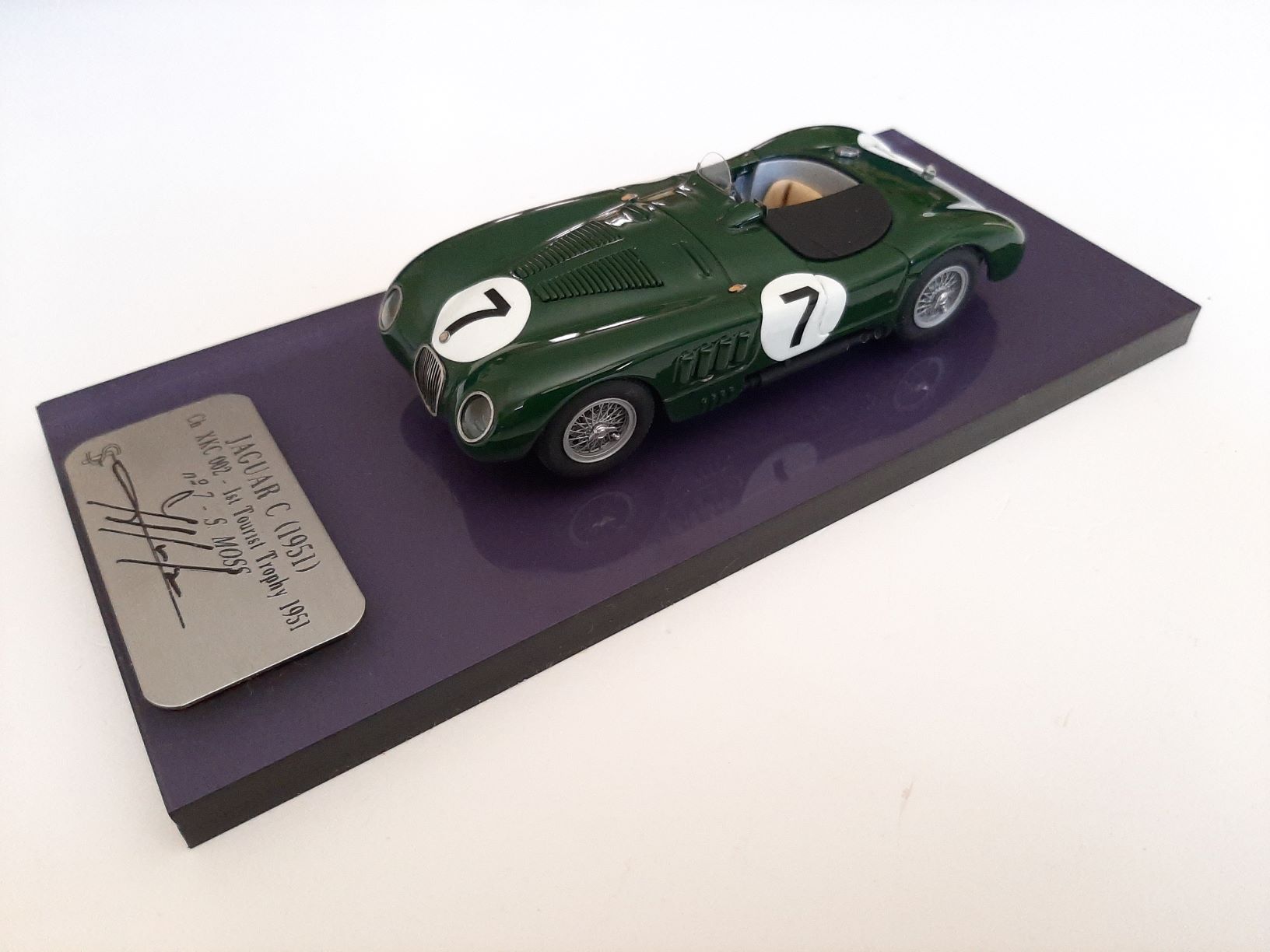 F. Suber : Jaguar Type C S.Moss winner TT 1961 --> SOLD